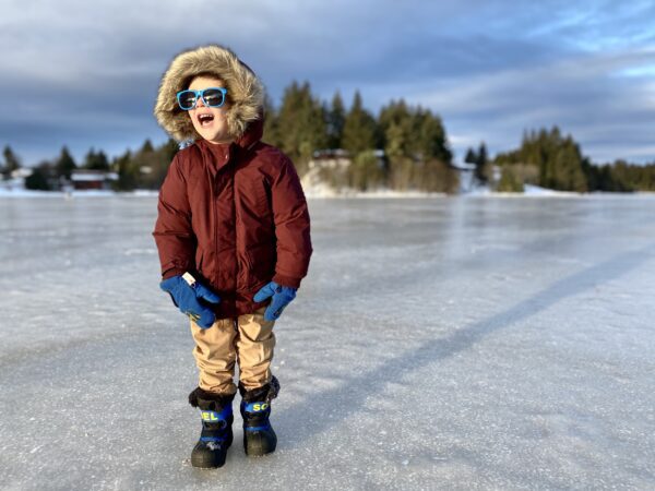 Ice skating in Sitka