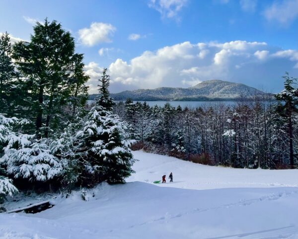 Sledding in Sitka Alaska