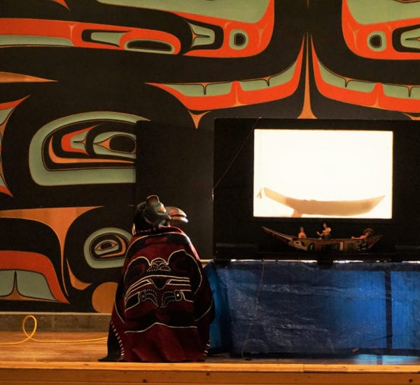 A Tlingit performer