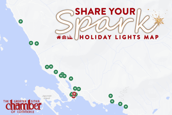 Sitka, Alaska Holiday Lights Map 2022